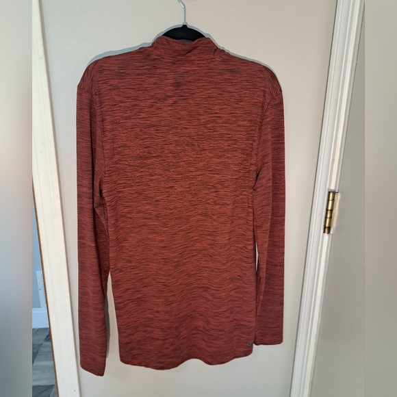 Spyder Active Men’s 1/4 Zip Pullover – Red/Black Heather – Size Medium - Picture 2 of 4